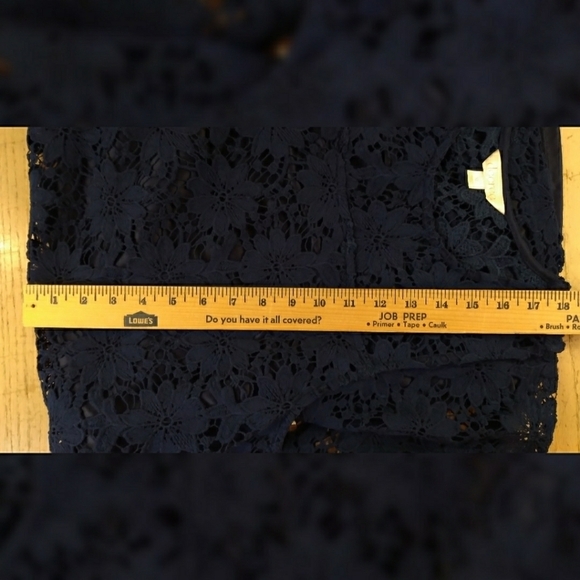 Decree tank style navy crochet lined dress XL NWT - Picture 13 of 13